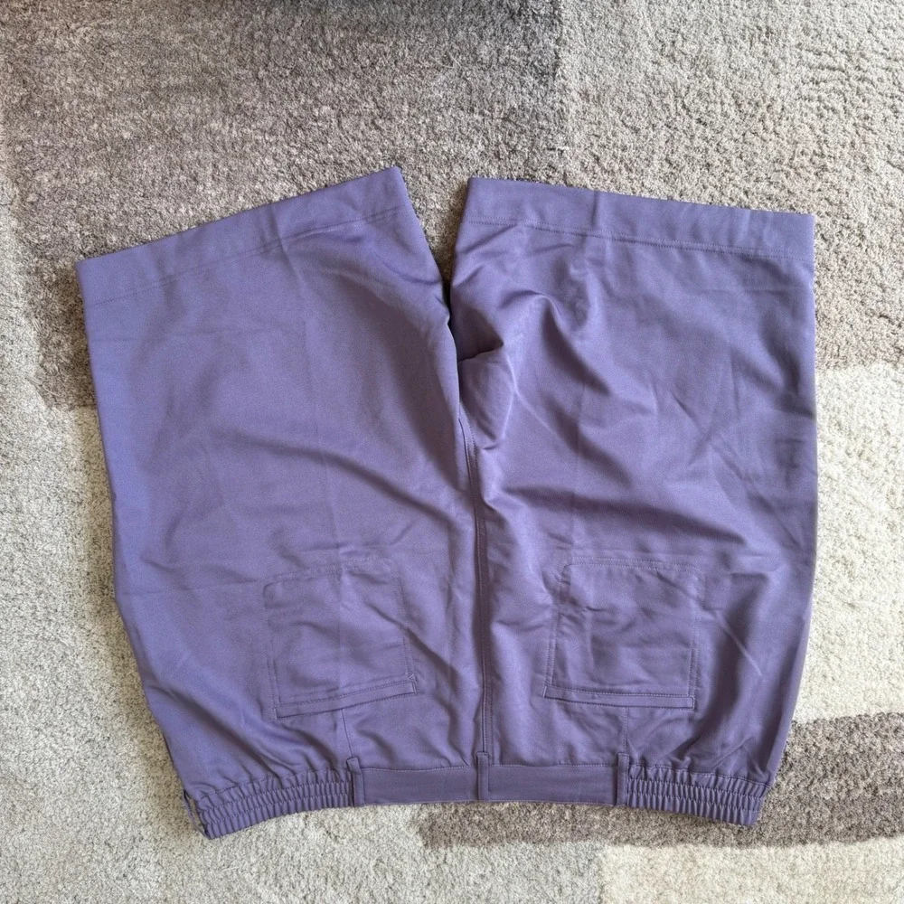 32‎ Degrees Cool Purple Stretch Golf Shorts Women 18 Elastic Waist Activewear
